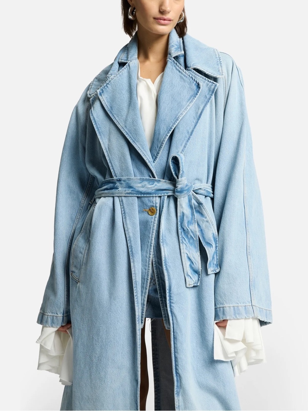 For All Man Kind | Denim Trench Coat